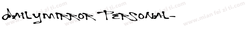 Dailymirror Personal字体转换
